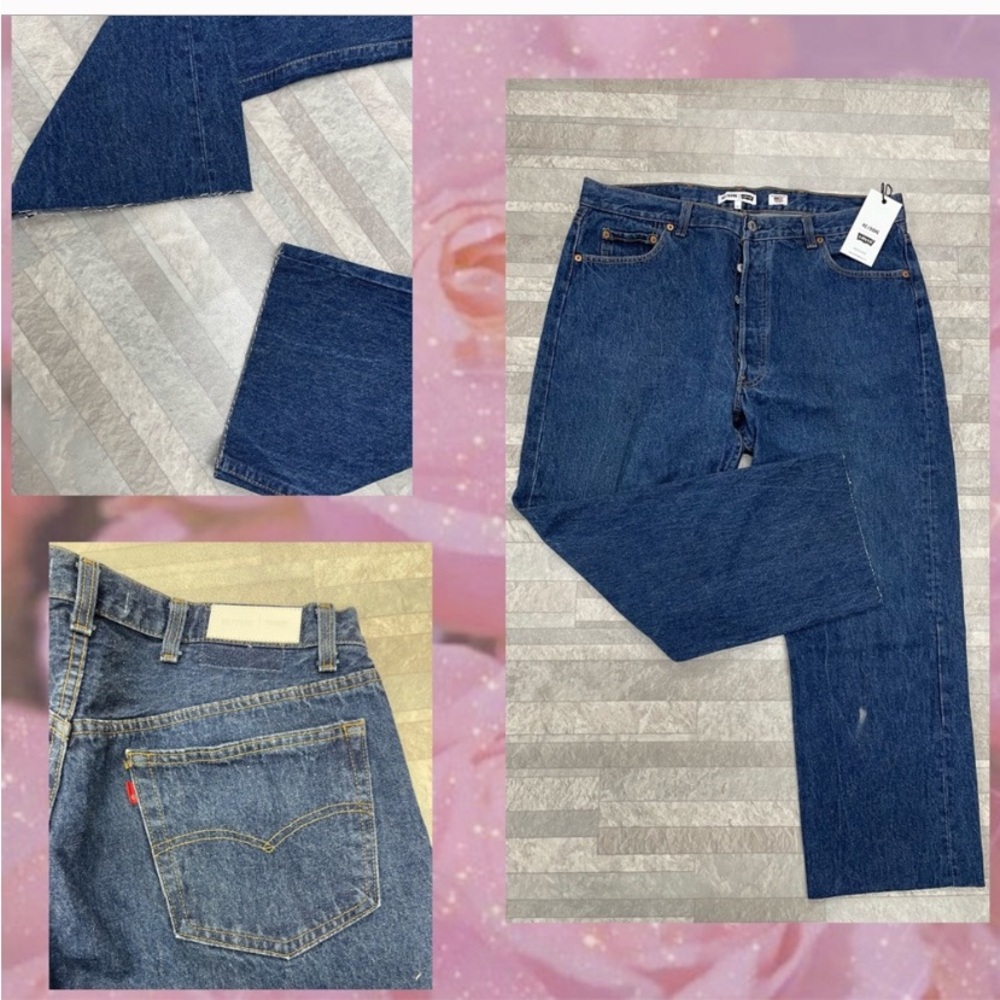 NWT RE/DONE LEVIS jeans 32 dark wash